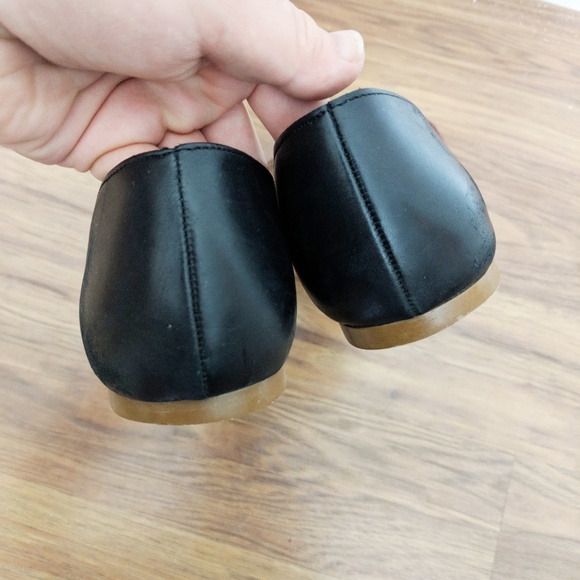 Madewell D'Orsay Cabernet Red Calf-Hair Flats 9 - Picture 5 of 8